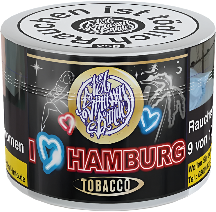 187 Tobacco - I Love Hamburg 25g