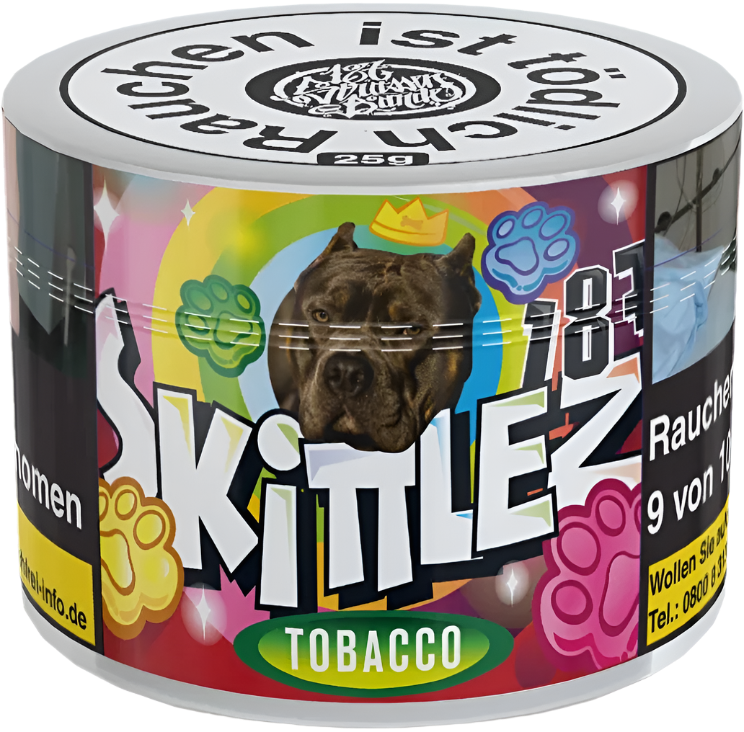187 Tobacco - Skittlez 25g