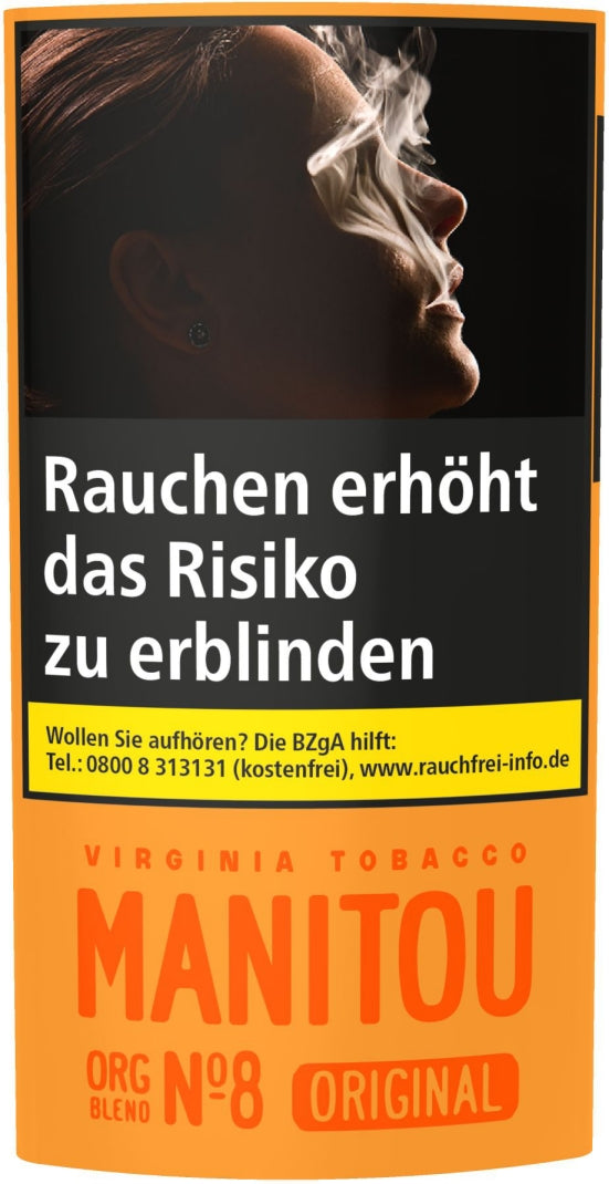 Manitou Drehtabak Organic Gold No.8 - 5 Packungen