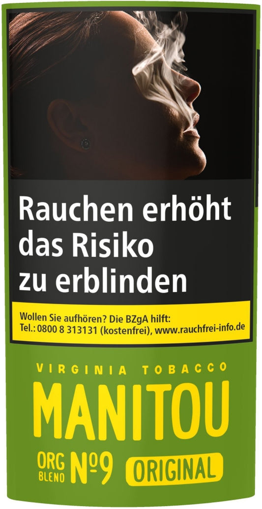 Manitou Drehtabak Organic Green No.9 - 5 Packungen