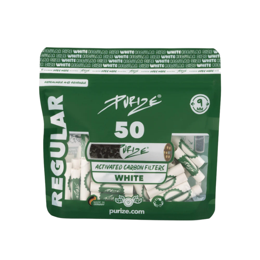 50 PURIZE® Regular Size Weiß