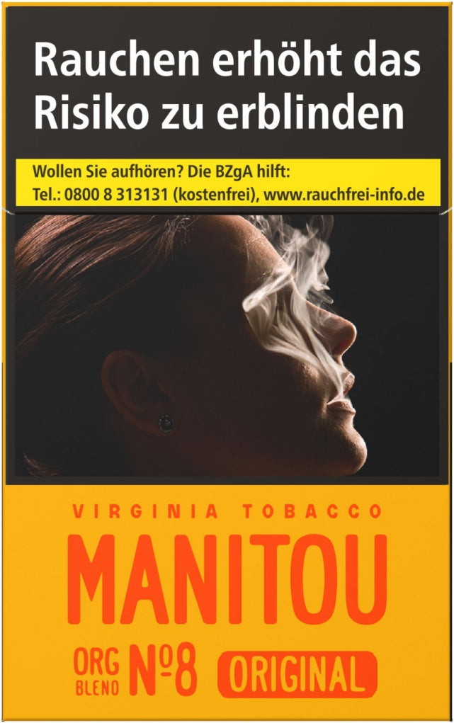 Manitou Zigaretten Gold No8 L - 10 Packungen