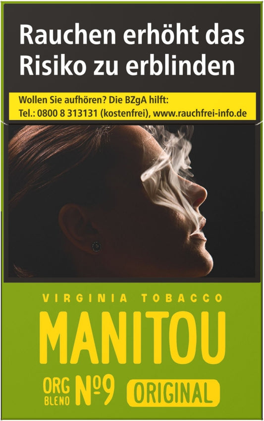 Manitou Zigaretten Green No9 L - 10 Packungen