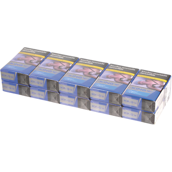 King Zigaretten Blue L - 10 Packungen