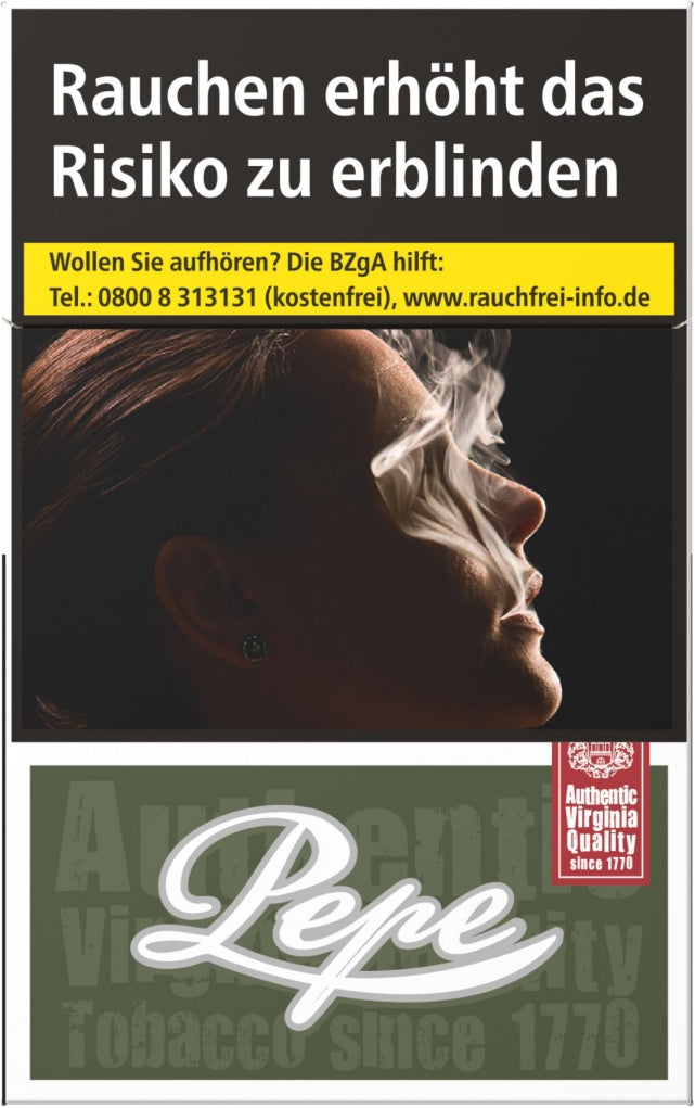 Pepe Zigaretten Dark Green L - 10 Packungen