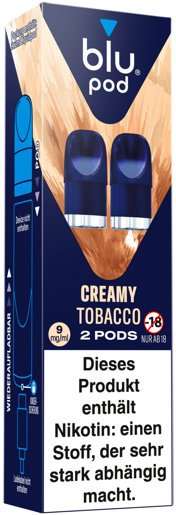 Blu Bar Pods - Creamy Tobacco - 10 Stk.
