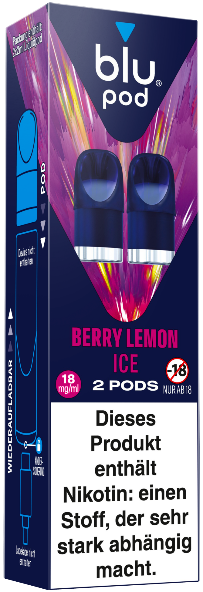 Blu Bar Pods - Berry Lemon Ice - 10 Stk.