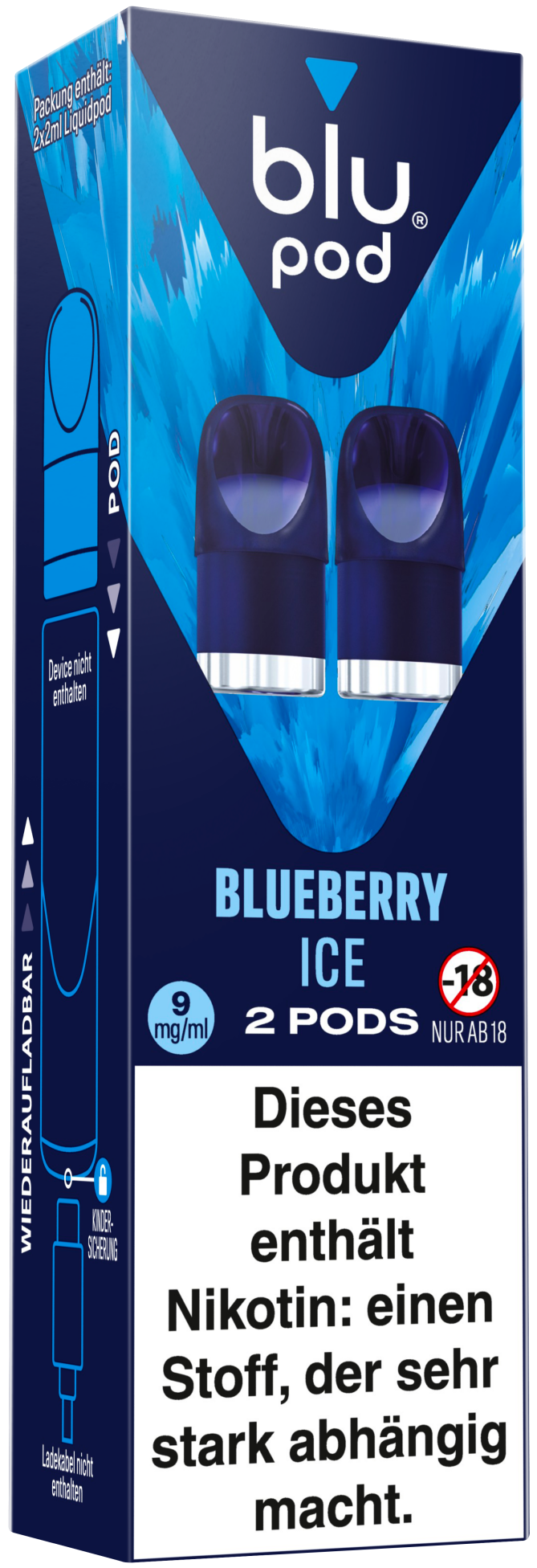 Blu Bar Pods - Blueberry Ice - 10 Stk.