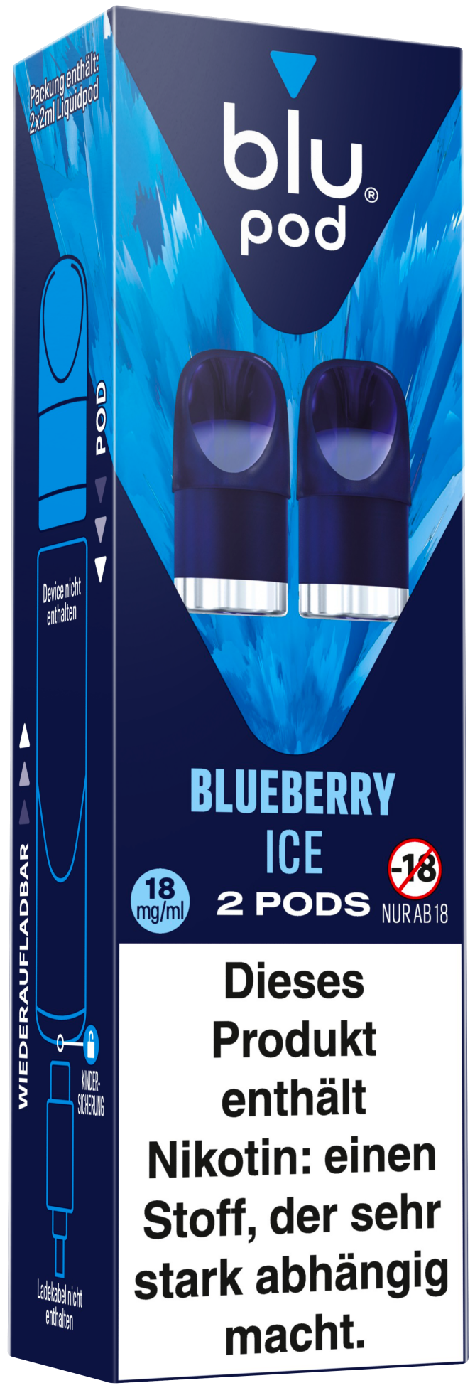 Blu Bar Pods - Blueberry Ice - 10 Stk.