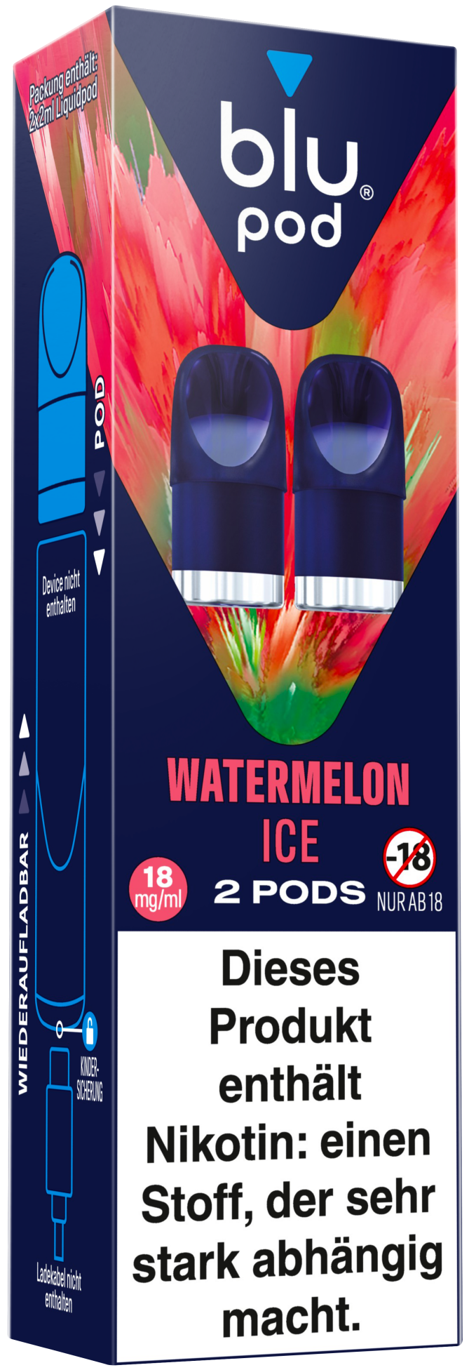 Blu Bar Pods - Watermelon Ice - 10 Stk.