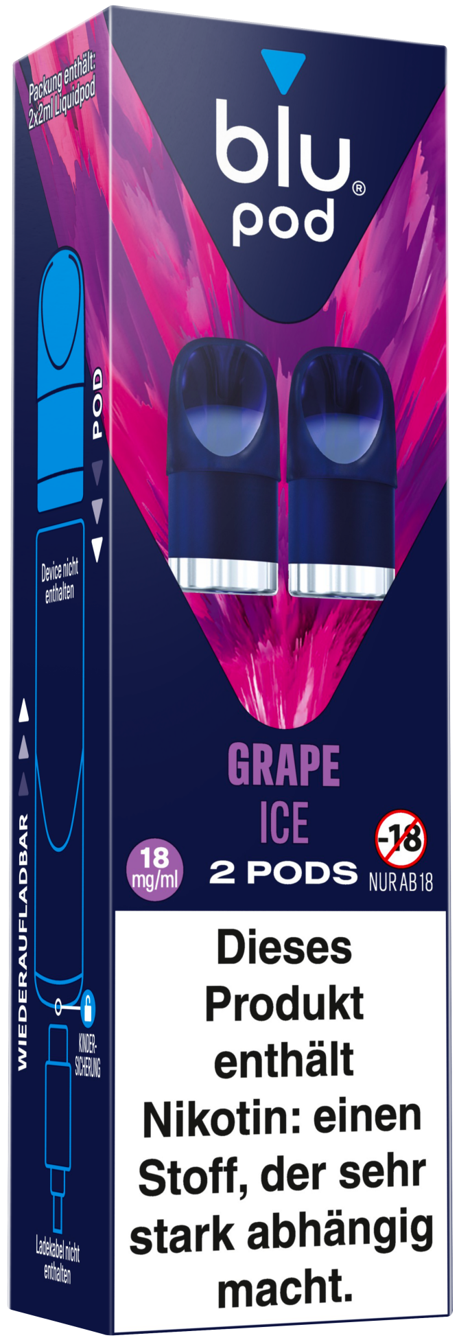 Blu Bar Pods - Grape Ice - 10 Stk.