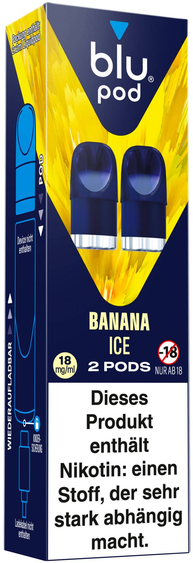 Blu Bar Pods - Banana Ice - 10 Stk.