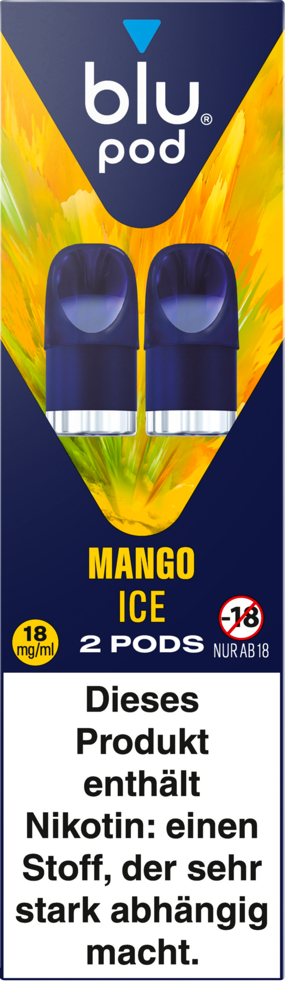 Blu Bar Pods - Mango Ice - 10 Stk.