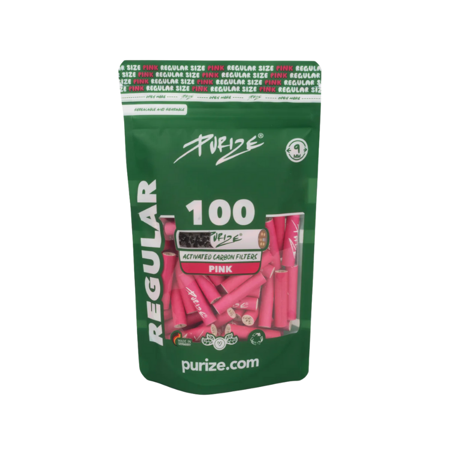 PURIZE® 100 Regular Size PE-Beutel Rosa
