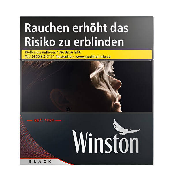 Winston Zigaretten Black 4XL - 5 Packungen