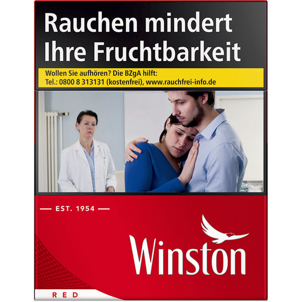 Winston Zigaretten Red 6XL - 3 Packungen