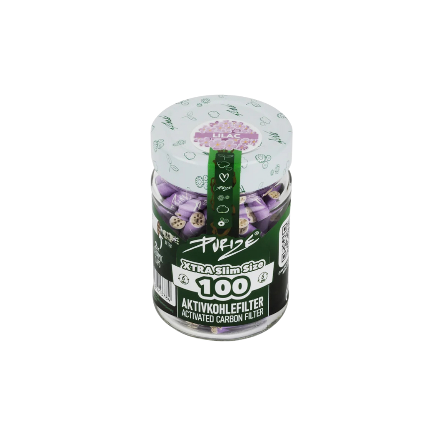 PURIZE® Glas I 100 XTRA Slim Size Lila