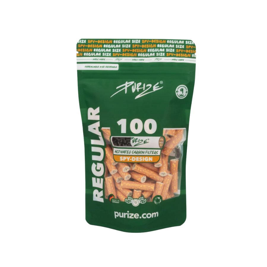PURIZE® 100 Regular Size PE-Beutel Spy Design