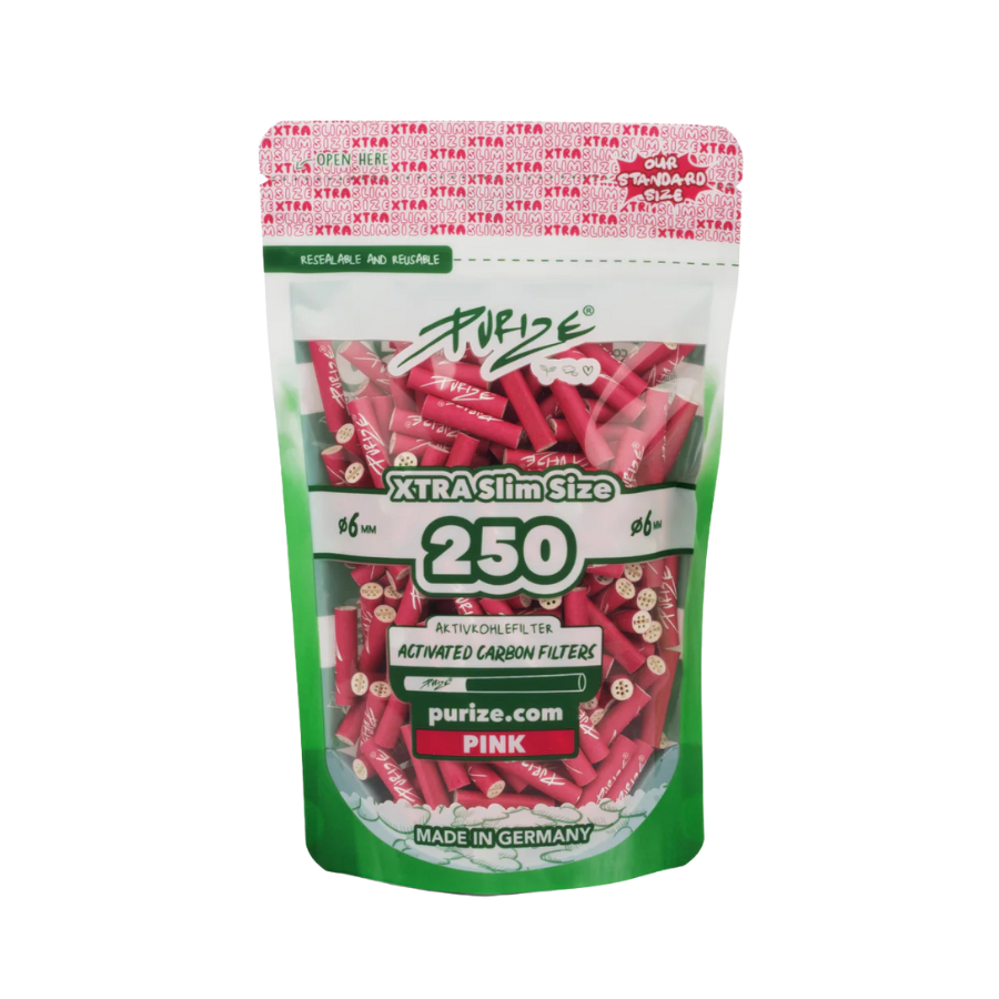 PURIZE® Standbeutel 250 XTRA Slim Size Rosa