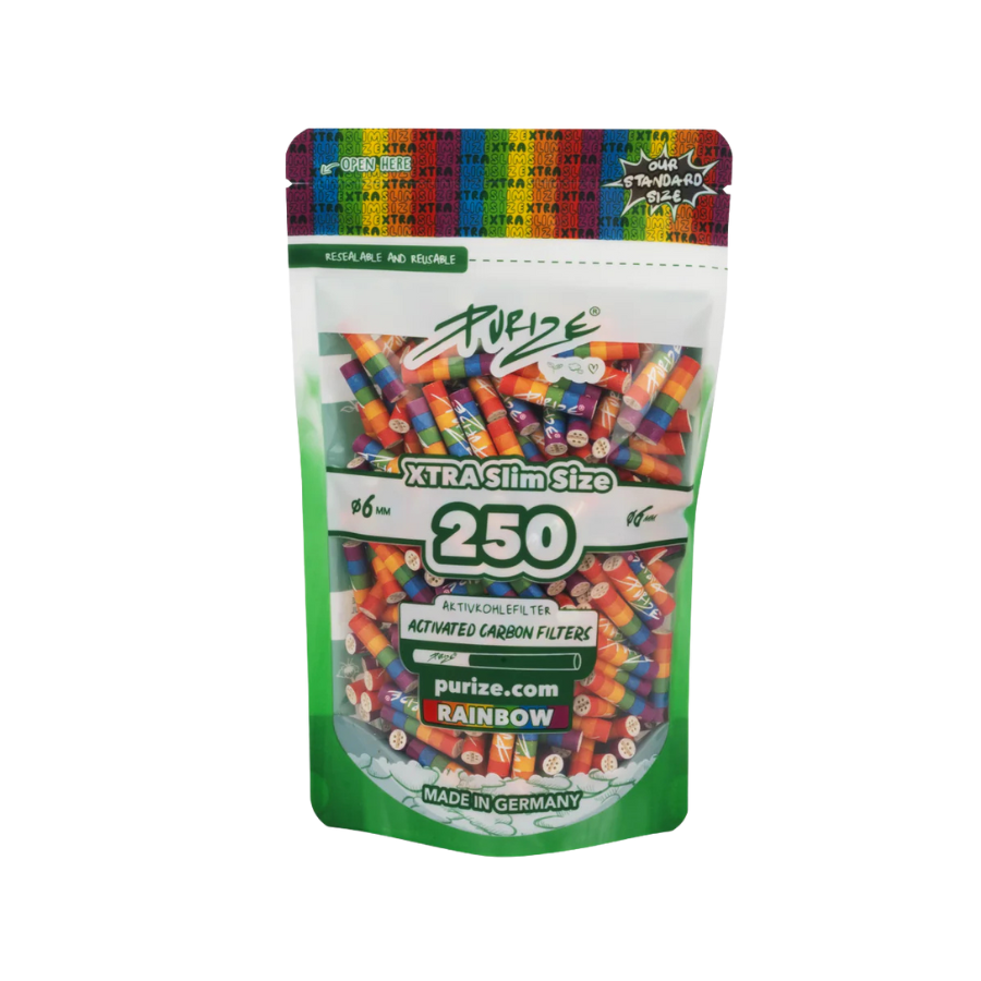 PURIZE® Standbeutel 250 XTRA Slim Size Rainbow
