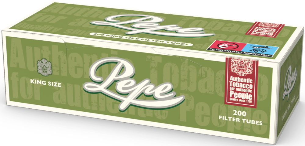 Pepe Filterhülsen King Size - 5 Packungen