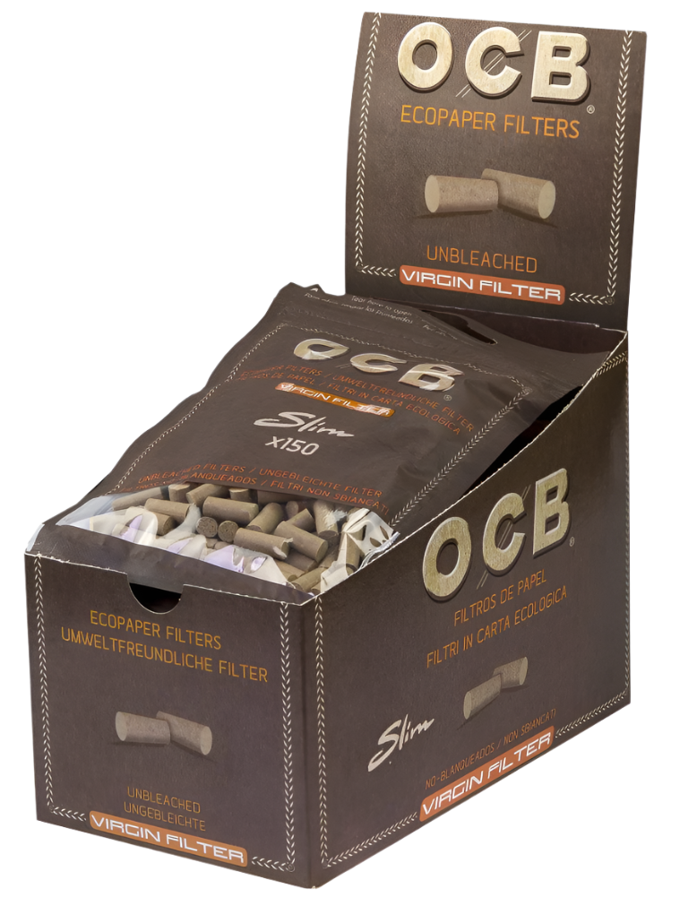 OCB Unbleached Slim Virgin Filter 6mm - 10 Packungen