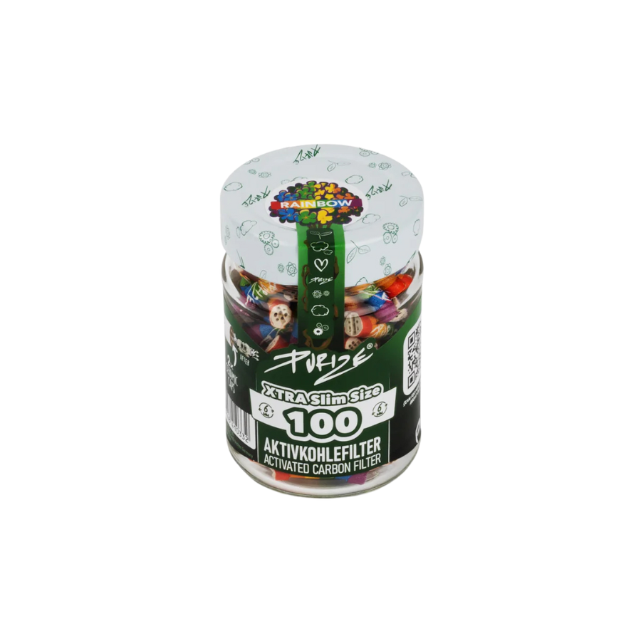PURIZE® Glas I 100 XTRA Slim Size Rainbow