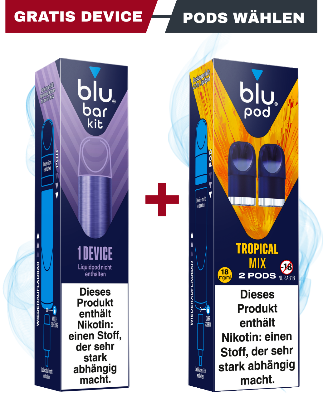 Blu Bar - Pods + Gratis Device Aktion