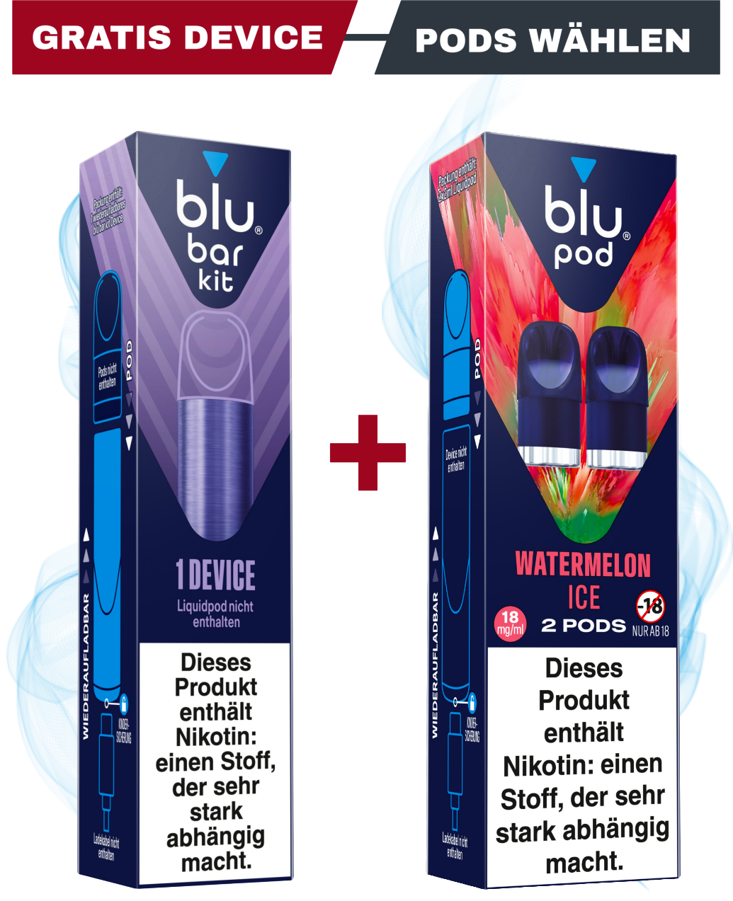 Blu Bar - Pods + Gratis Device Aktion