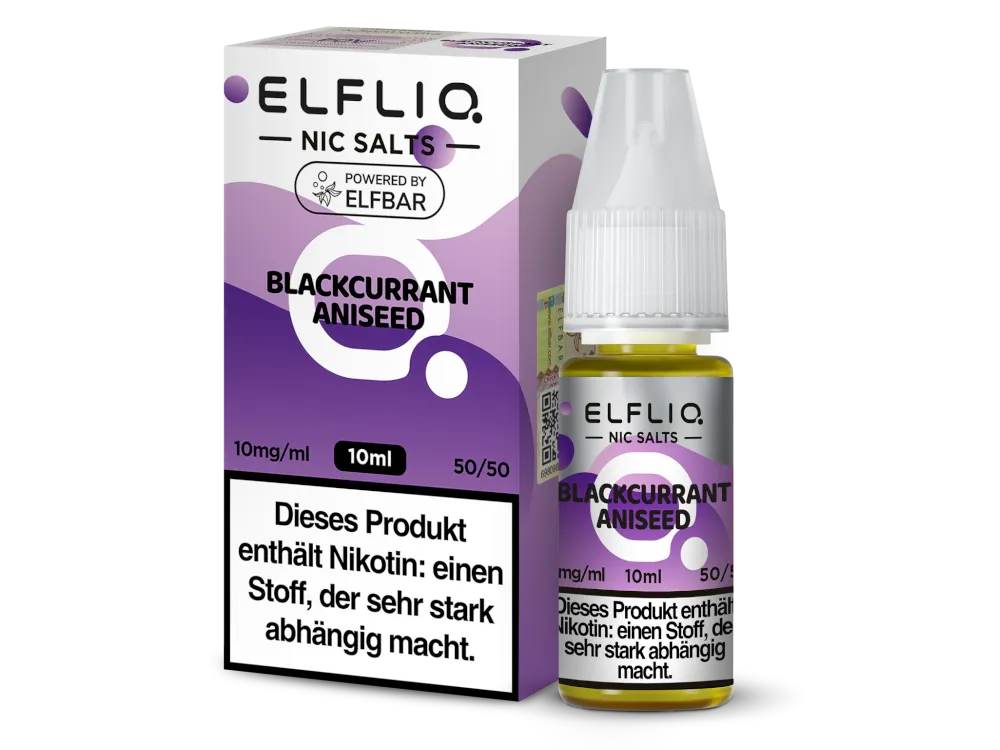 Elfliq Liquid - Blackcurrant Aniseed (10ml)