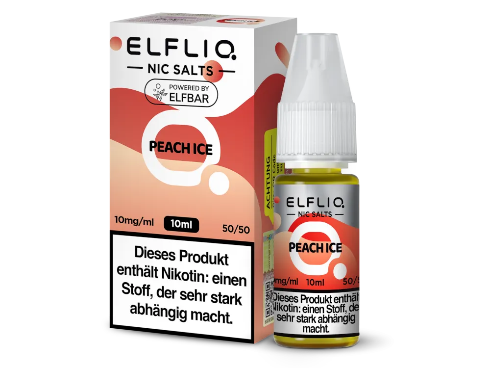Elfliq Liquid - Peach Ice (10ml)