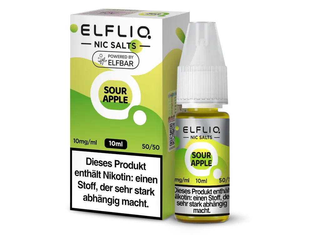 Elfliq Liquid - Sour Apple (10ml)