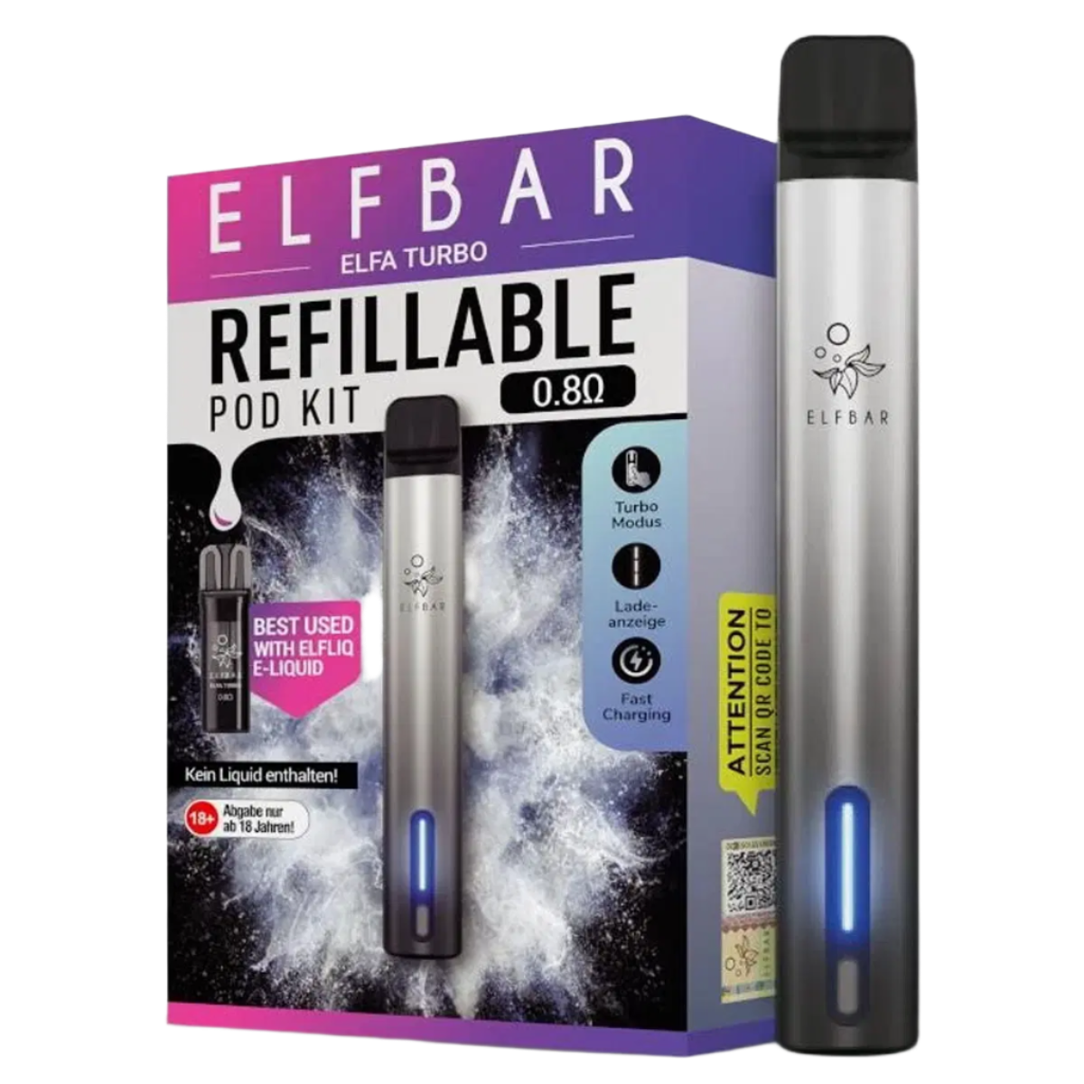 Elfbar - ELFA Turbo-Kit Aurora Black