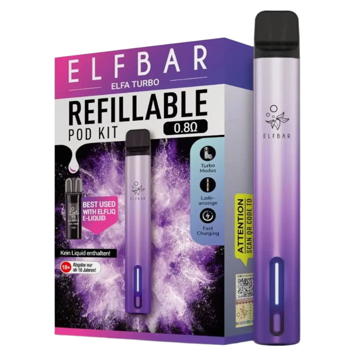 Elfbar - ELFA Turbo-Kit Aurora Purple
