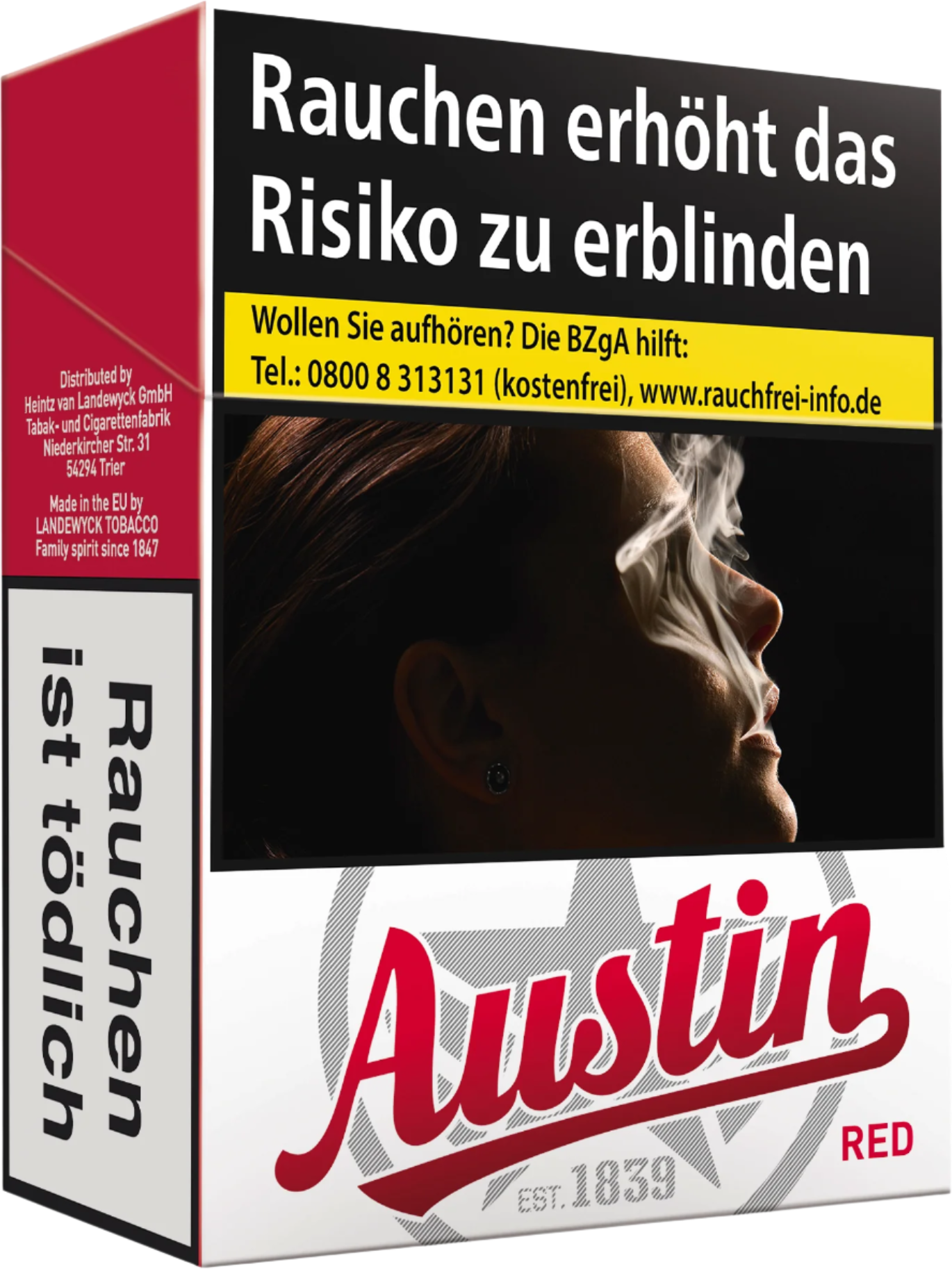 Austin Zigaretten Red XL - 8 Packungen