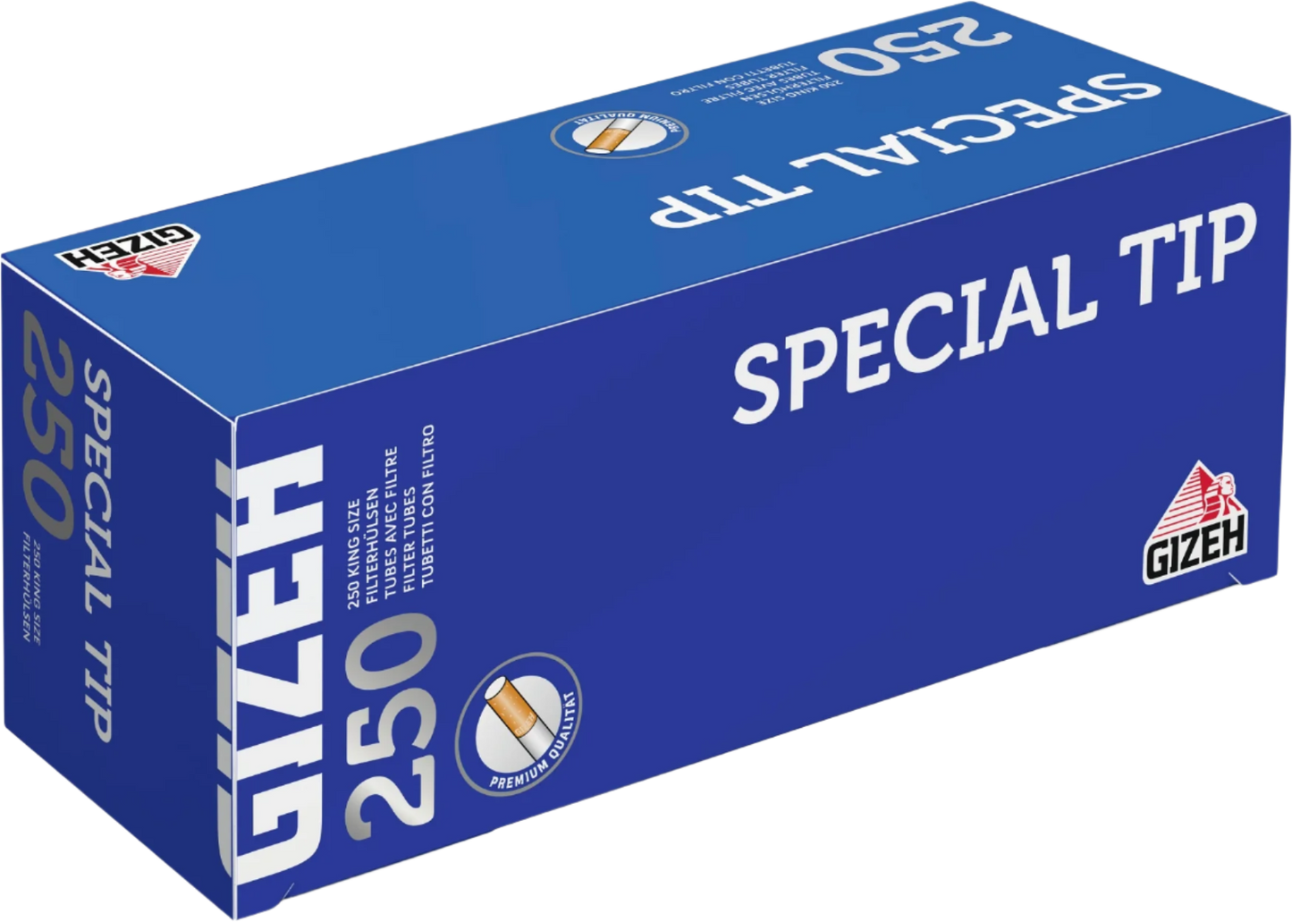 Gizeh Filterhülsen Special Tip - 4 Packungen