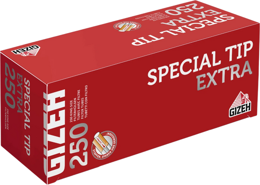 Gizeh Filterhülsen Special Tip Extra Size - 4 Packungen
