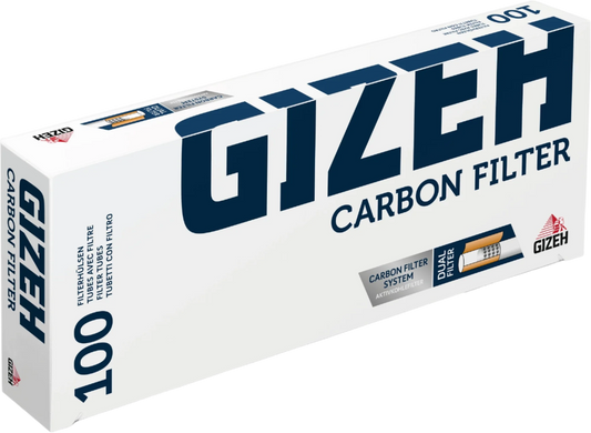 Gizeh Filterhülsen Carbon - 5 Packungen