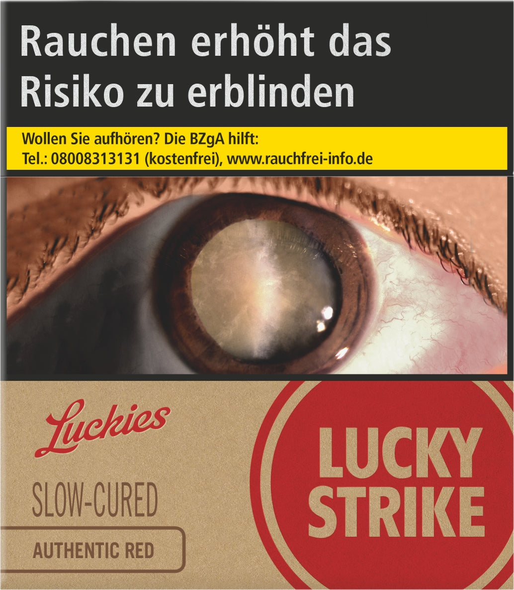 Lucky Strike Zigaretten Authentic Red 2XL - 12 Packungen