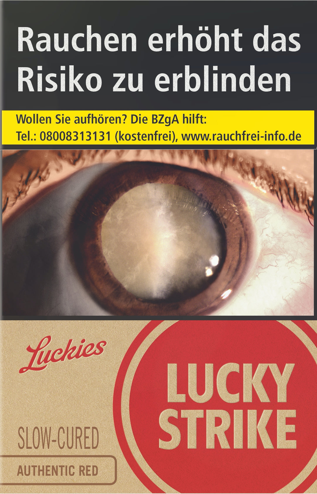 Lucky Strike Zigaretten Authentic Red L - 10 Packungen