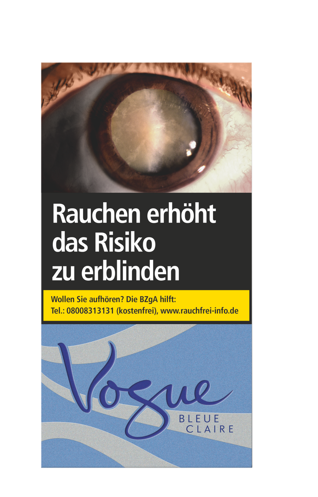 Vogue Zigaretten Bleue Claire Slim (Flow Filter) - 10 Packungen