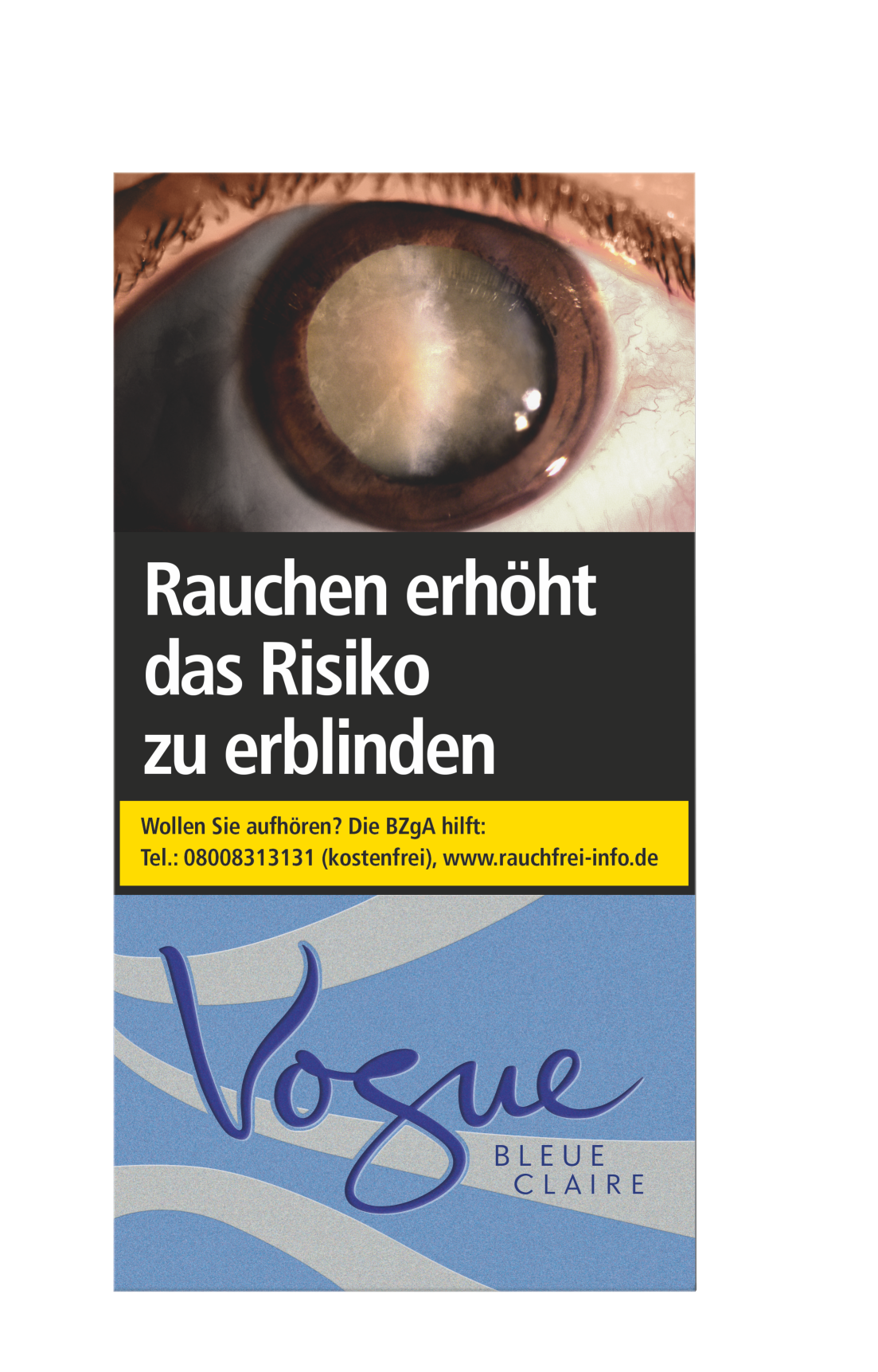 Vogue Zigaretten Bleue Claire Slim (Flow Filter) - 10 Packungen
