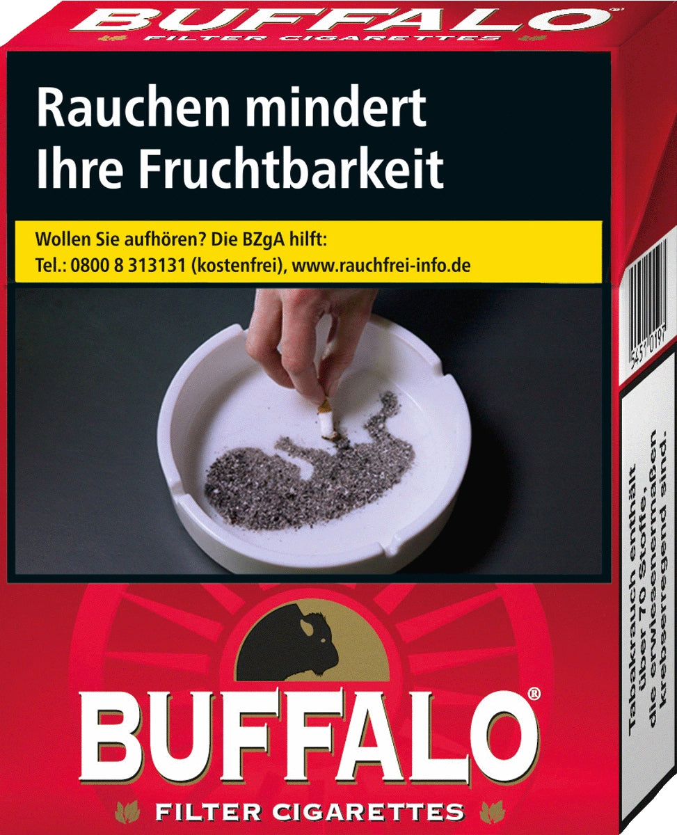 Buffalo Zigaretten Red XL - 8 Packungen