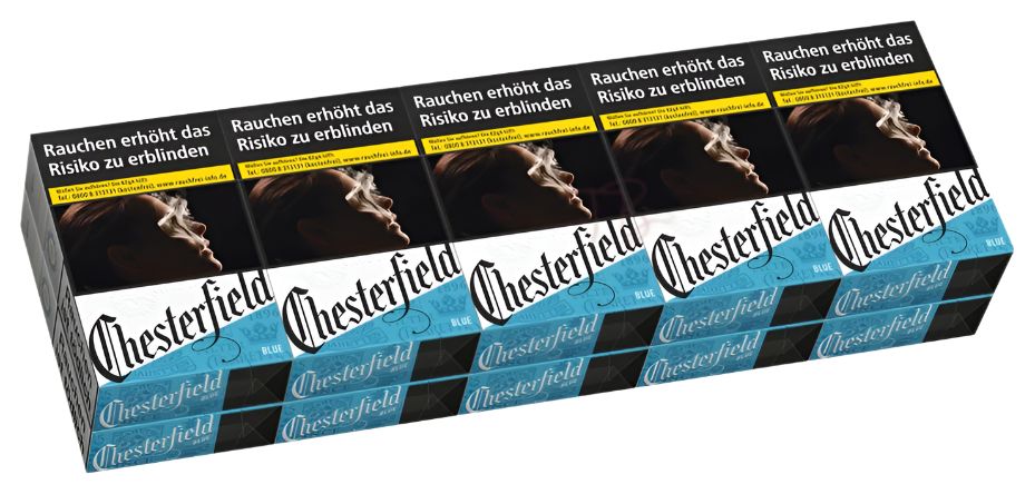 Chesterfield Zigaretten Blue L - 10 Packungen