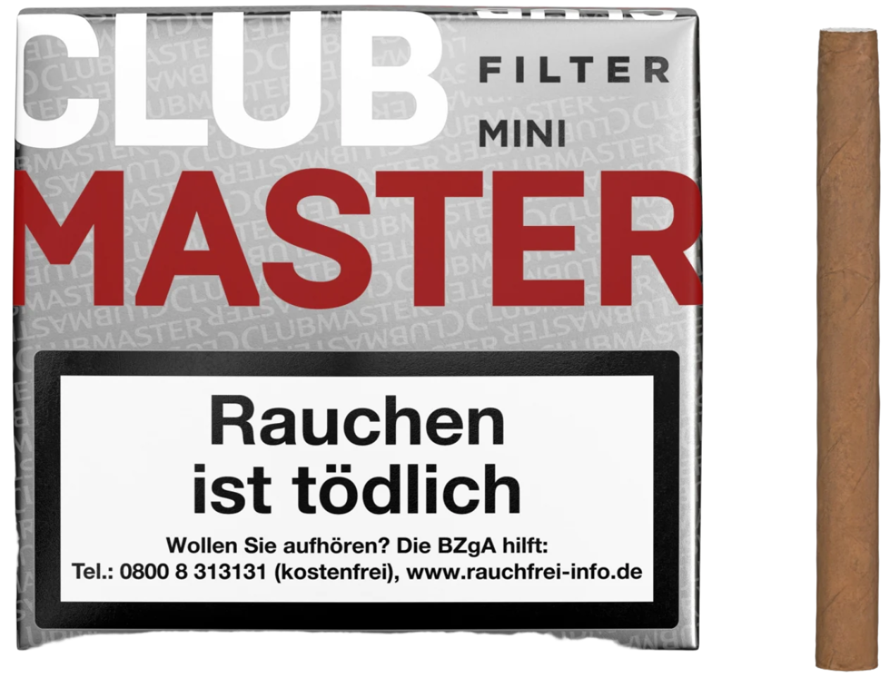 Clubmaster Superior Mini Red Filter (Vanilla) - 5 Packungen