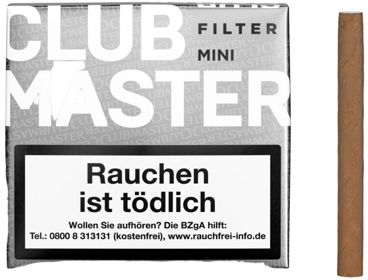 Clubmaster Mini White Filter - 5 Packungen
