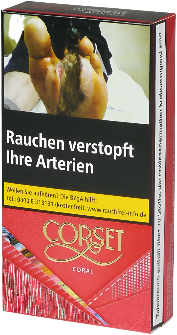 Corset Zigaretten Coral Slim - 10 Packungen