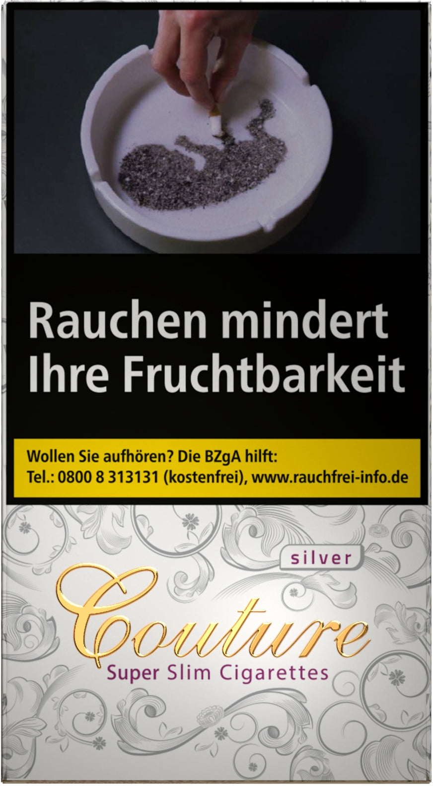 Couture Zigaretten Silver Slim - 10 Packungen