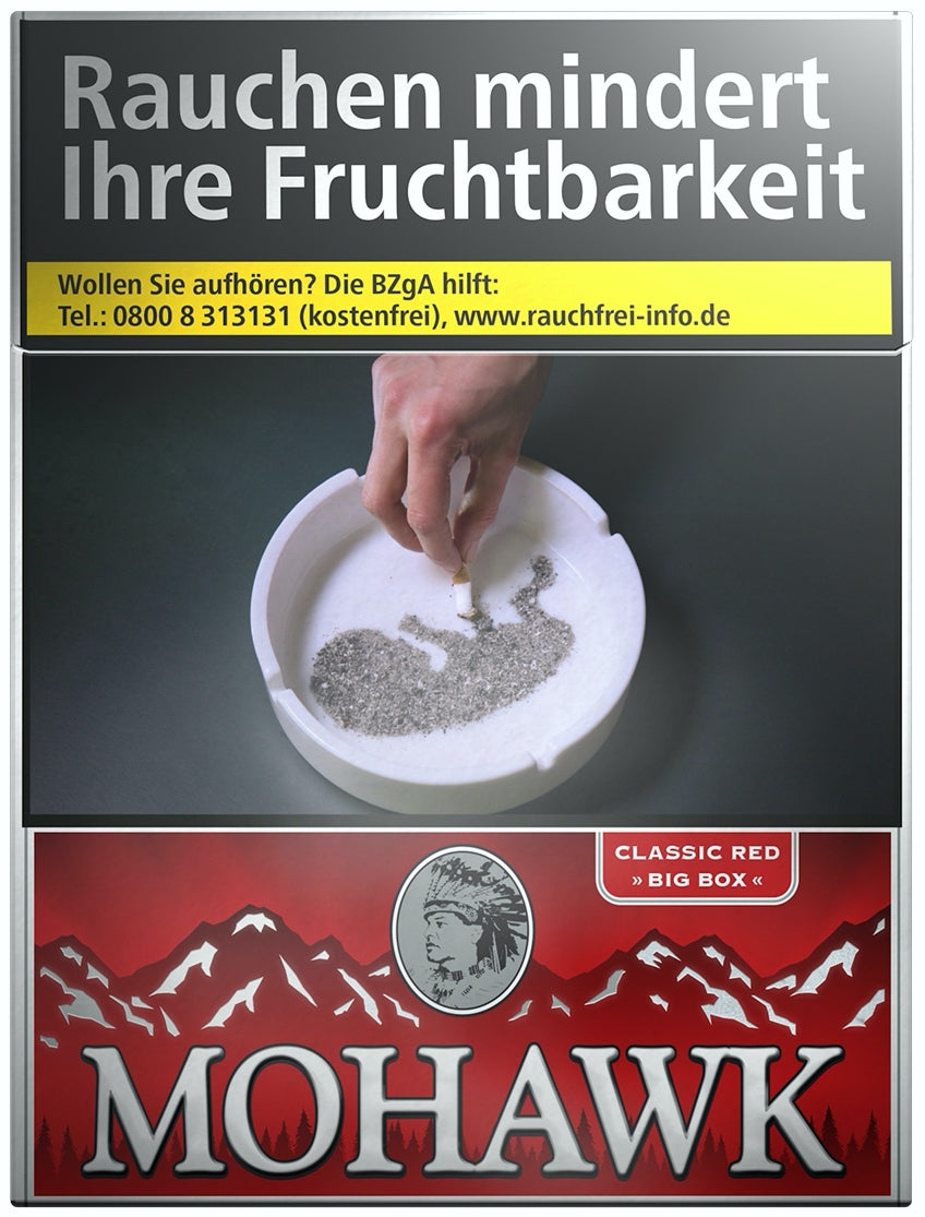 Mohawk Zigaretten Red XL - 8 Packungen