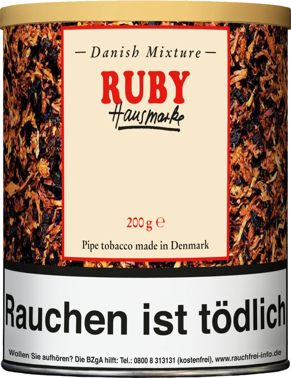 Danish Mixture Pfeifentabak Hausmarke Ruby (Cherry) Dose